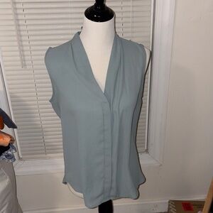 Sleeveless Blouse/Tank - Blue/Gray Nordstrom Rack S